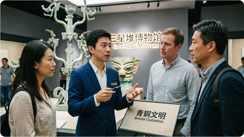 Visual accessibility is a top priority. Dunhuang has installed four-language signboards at core viewpoints and visitor centers, while Beijing's GO BEIJING app offers ticket reservations and English taxi calling in 16 languages.