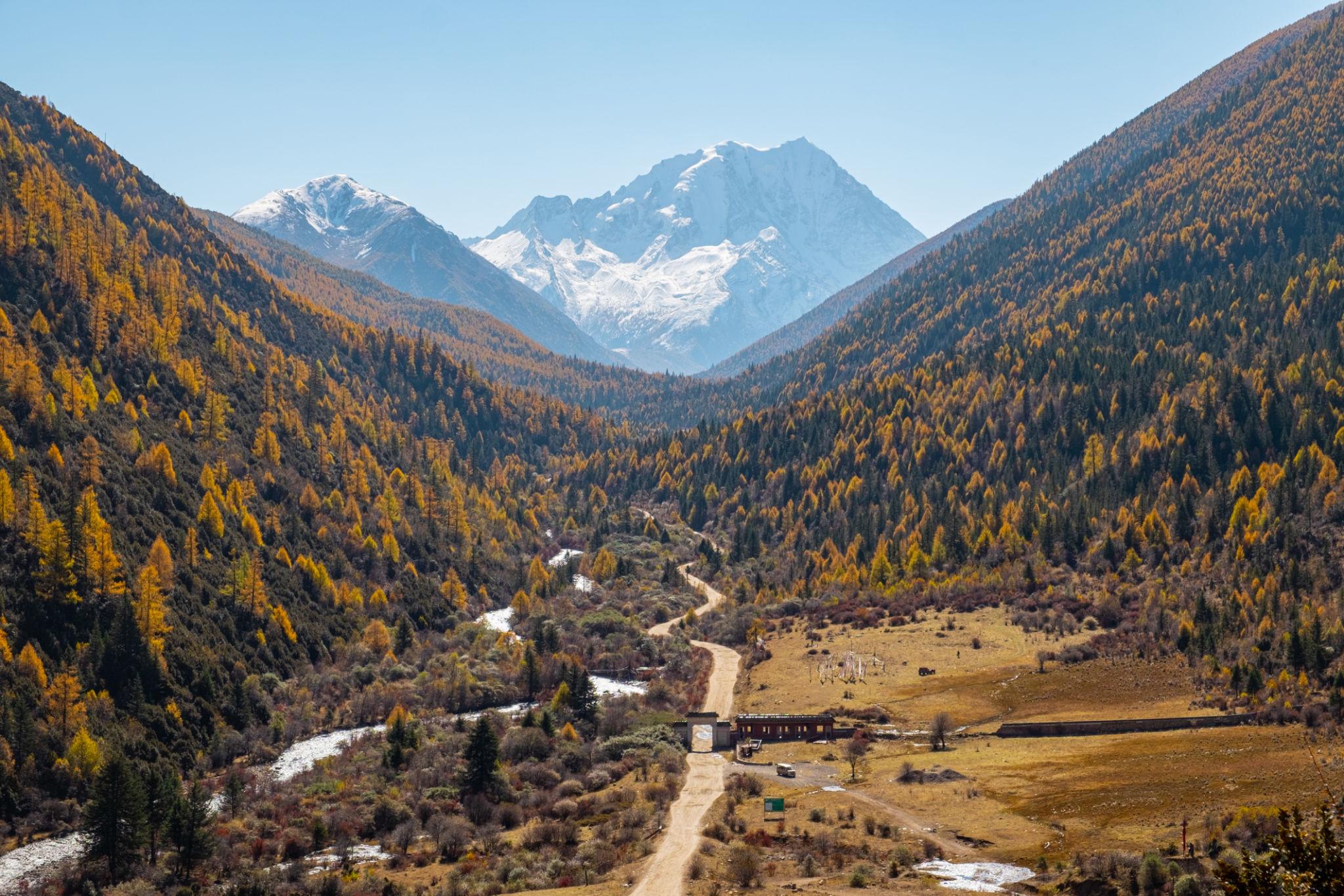 Snow mountain at West Sichuan